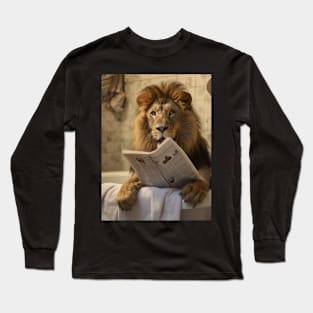 The Lion's Leisure Read Long Sleeve T-Shirt